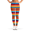 Ethnic Mexican Woven Pattern Print Women's Leggings