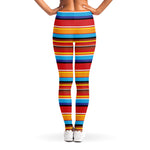 Ethnic Mexican Woven Pattern Print Women's Leggings