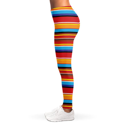 Ethnic Mexican Woven Pattern Print Women's Leggings
