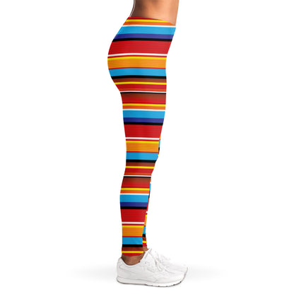 Ethnic Mexican Woven Pattern Print Women's Leggings