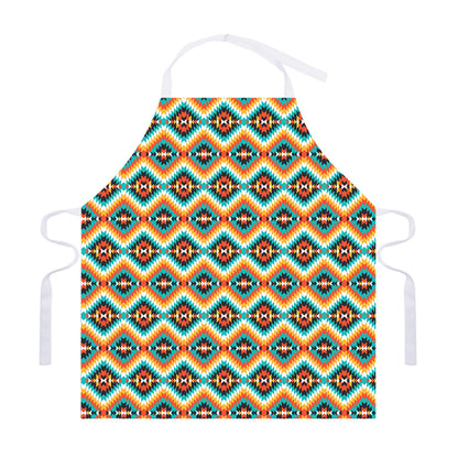 Ethnic Native American Pattern Print Adjustable Apron