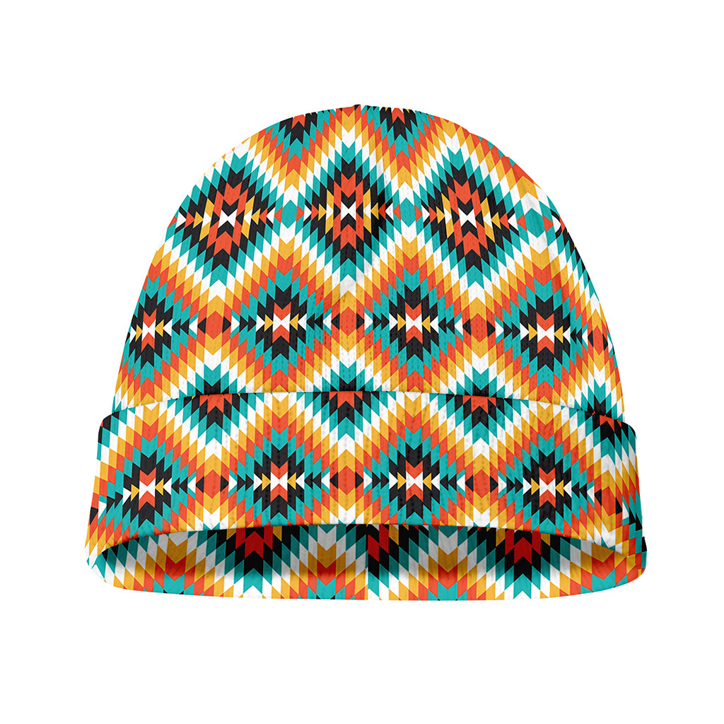 Ethnic Native American Pattern Print Beanie