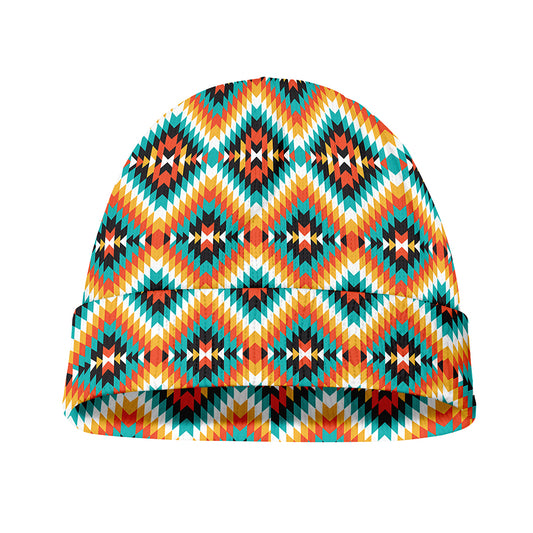 Ethnic Native American Pattern Print Beanie