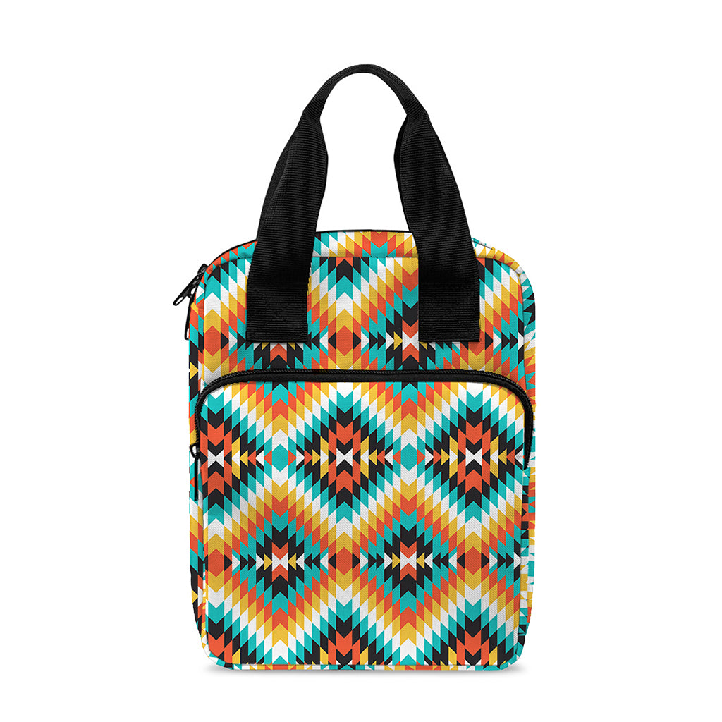 Ethnic Native American Pattern Print Bible Tote Bag