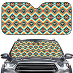 Ethnic Native American Pattern Print Car Windshield Sun Shade