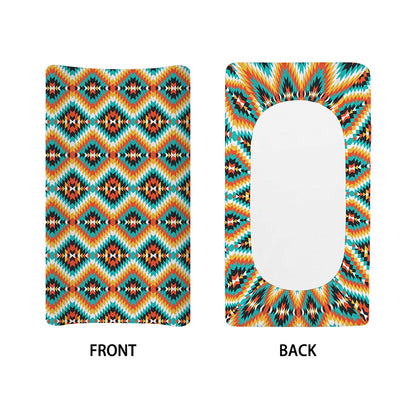 Ethnic Native American Pattern Print Changing Pad Cover