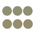 Ethnic Native American Pattern Print Coaster Set