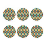 Ethnic Native American Pattern Print Coaster Set
