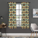 Ethnic Native American Pattern Print Curtain