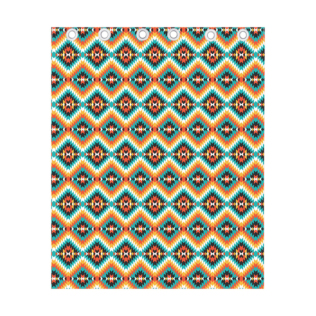 Ethnic Native American Pattern Print Curtain