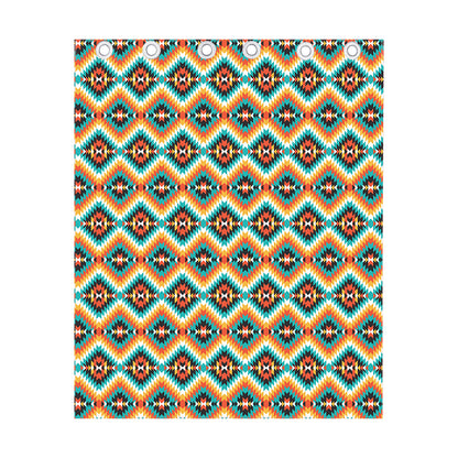 Ethnic Native American Pattern Print Curtain