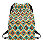 Ethnic Native American Pattern Print Drawstring Backpack