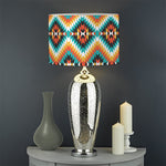 Ethnic Native American Pattern Print Drum Lamp Shade