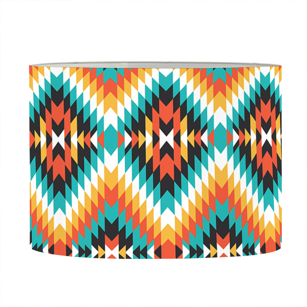 Ethnic Native American Pattern Print Drum Lamp Shade