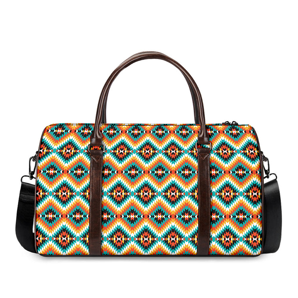 Ethnic Native American Pattern Print Duffle Bag