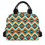 Ethnic Native American Pattern Print Insulated Lunch Bag