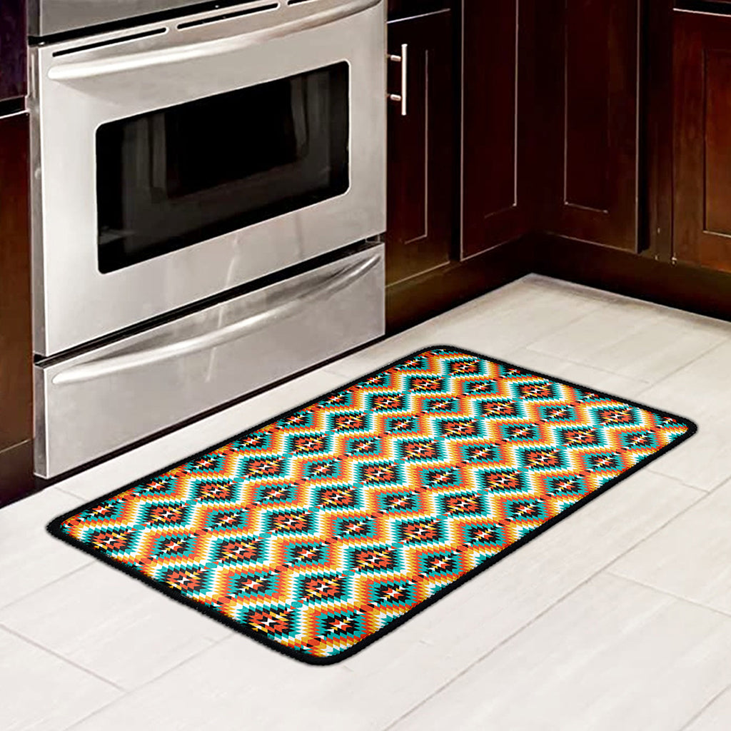 Ethnic Native American Pattern Print Kitchen Mat
