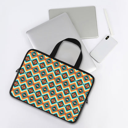 Ethnic Native American Pattern Print Laptop Sleeve With Handle