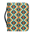 Ethnic Native American Pattern Print Leather Bible Cover
