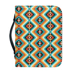 Ethnic Native American Pattern Print Leather Bible Cover
