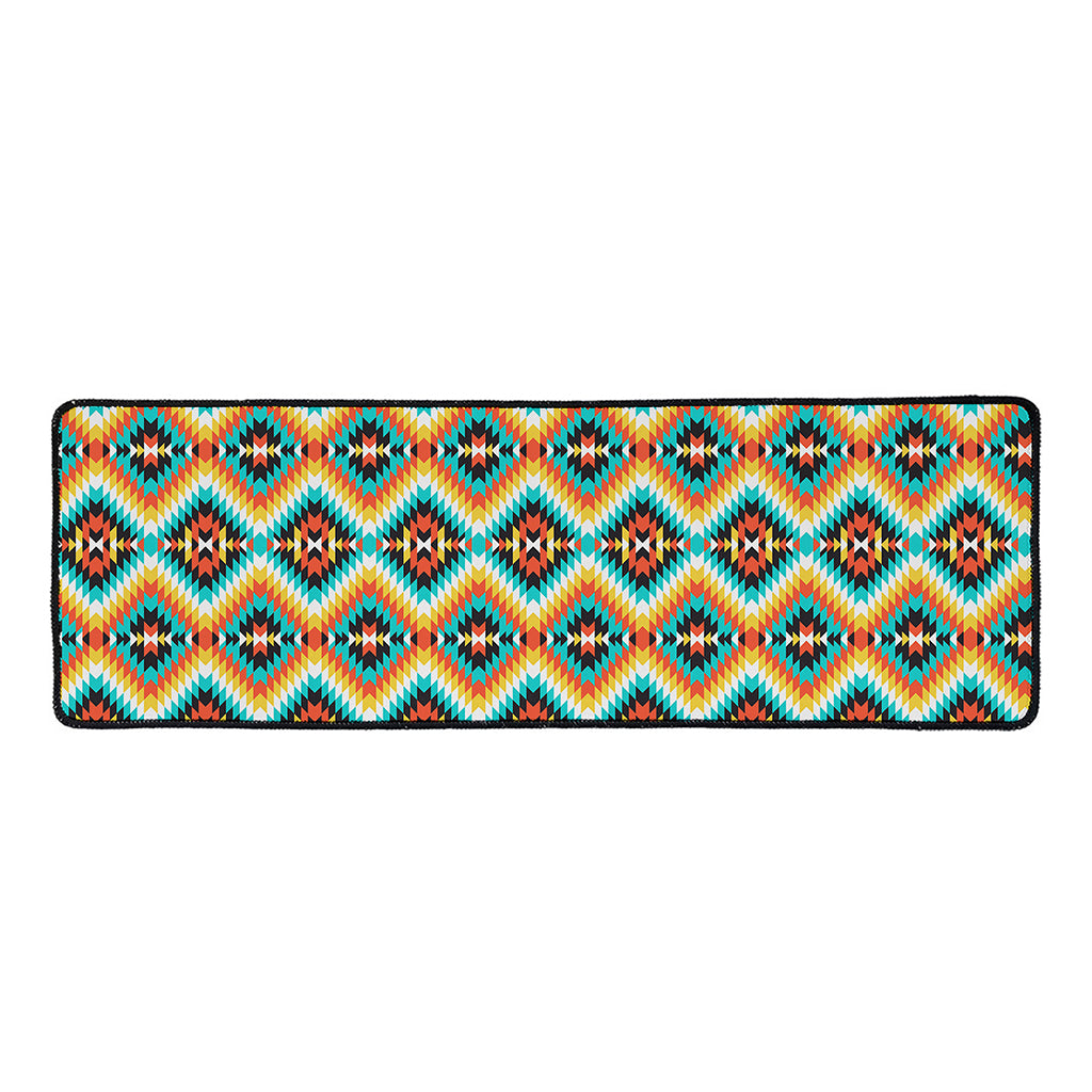 Ethnic Native American Pattern Print Long Kitchen Mat