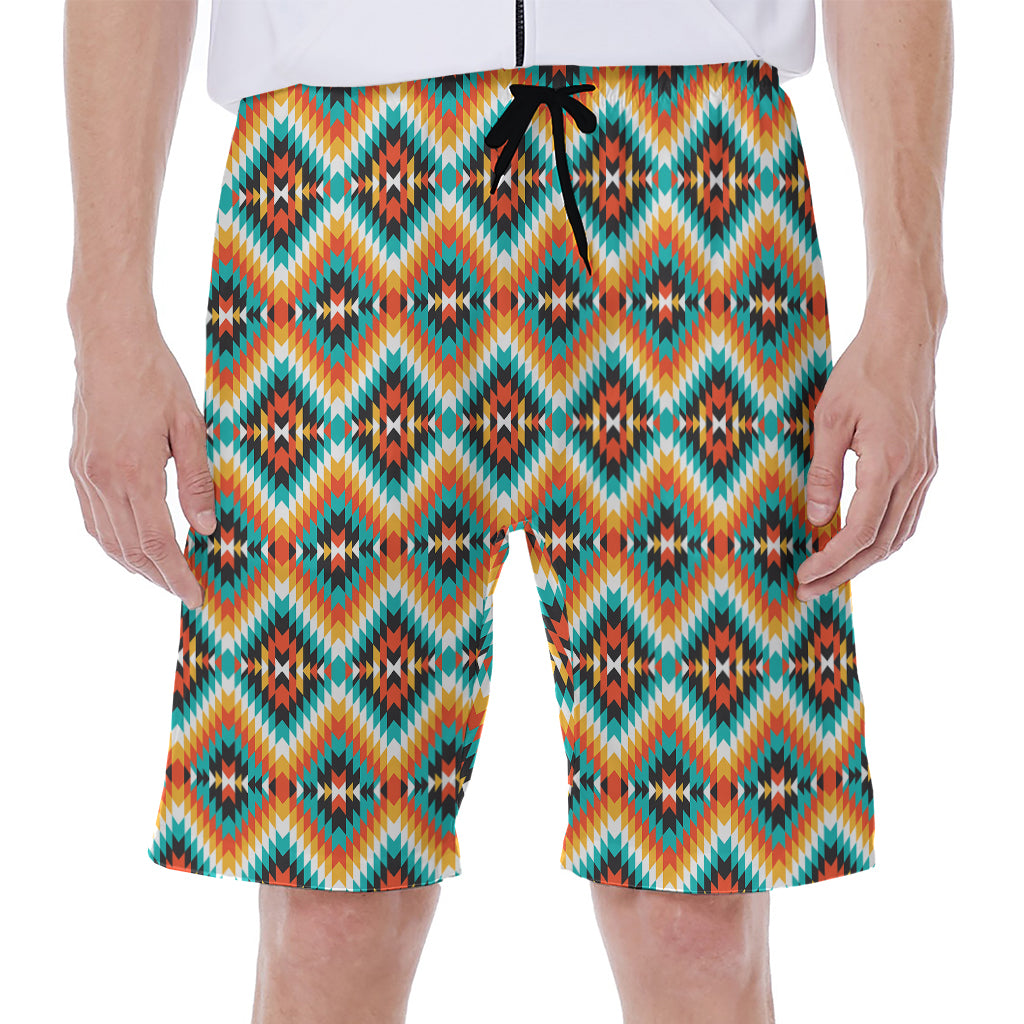 Ethnic Native American Pattern Print Men's Beach Shorts