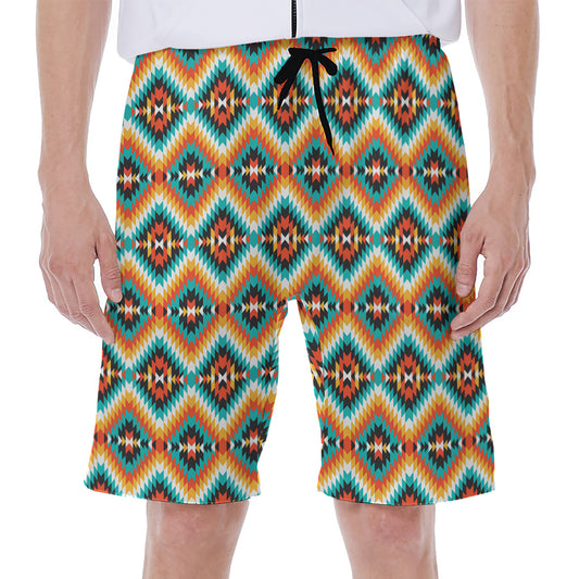 Ethnic Native American Pattern Print Men's Beach Shorts