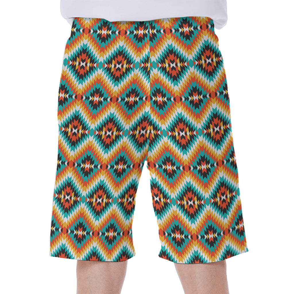 Ethnic Native American Pattern Print Men's Beach Shorts