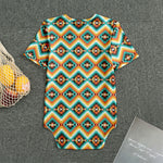 Ethnic Native American Pattern Print Men's Bodysuit