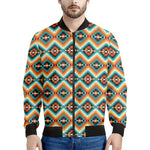 Ethnic Native American Pattern Print Men's Bomber Jacket