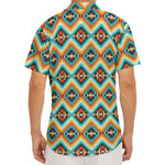 Ethnic Native American Pattern Print Men's Deep V-Neck Shirt