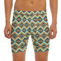 Ethnic Native American Pattern Print Men's Long Boxer Briefs