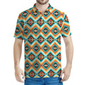 Ethnic Native American Pattern Print Men's Polo Shirt