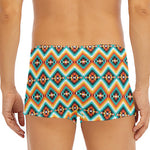 Ethnic Native American Pattern Print Men's Short Boxer Briefs
