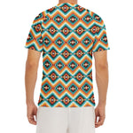 Ethnic Native American Pattern Print Men's Short Sleeve Rash Guard
