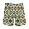 Ethnic Native American Pattern Print Men's Athletic Shorts