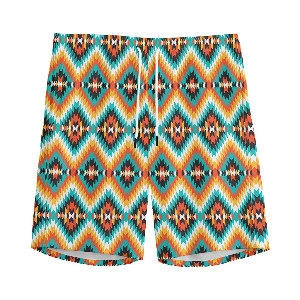 Ethnic Native American Pattern Print Men's Sports Shorts