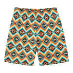 Ethnic Native American Pattern Print Men's Swim Trunks