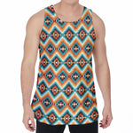 Ethnic Native American Pattern Print Men's Velvet Tank Top