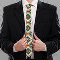 Ethnic Native American Pattern Print Necktie
