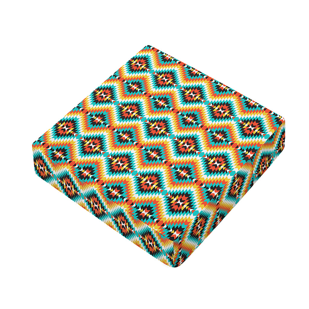 Ethnic Native American Pattern Print Outdoor Seat Cushion Cover