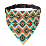 Ethnic Native American Pattern Print Over The Collar Dog Bandana