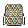 Ethnic Native American Pattern Print Rectangular Crossbody Bag