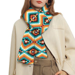 Ethnic Native American Pattern Print Scarf
