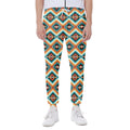 Ethnic Native American Pattern Print Joggers