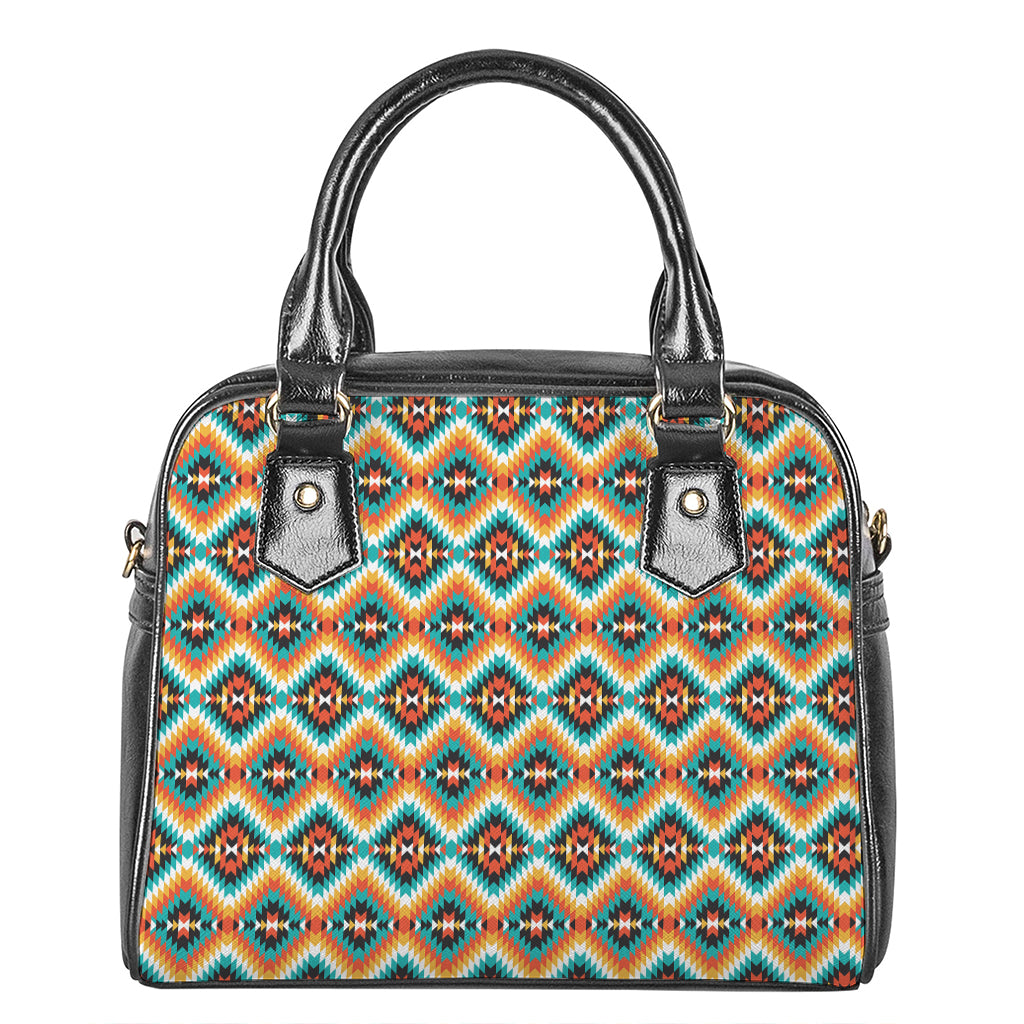 Ethnic Native American Pattern Print Shoulder Handbag