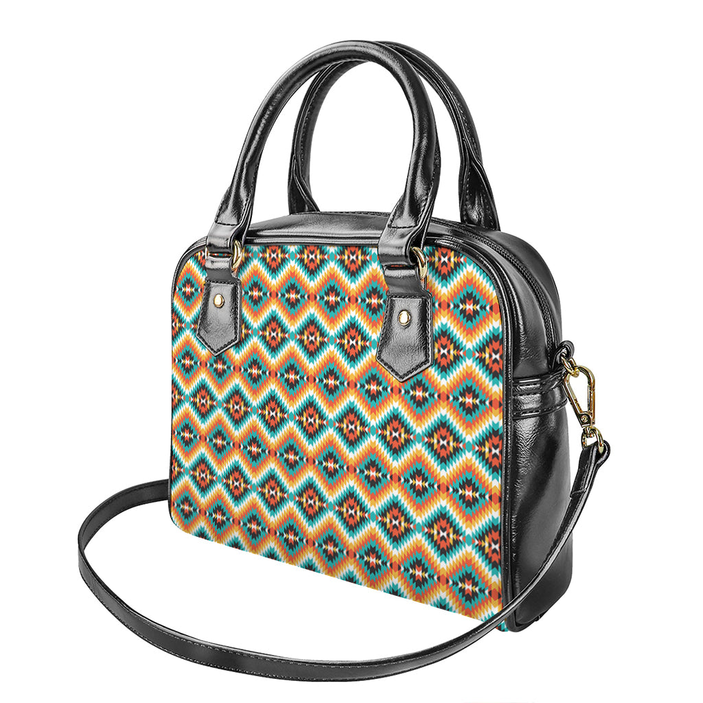 Ethnic Native American Pattern Print Shoulder Handbag