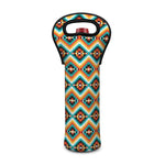 Ethnic Native American Pattern Print Single Neoprene Wine Tote