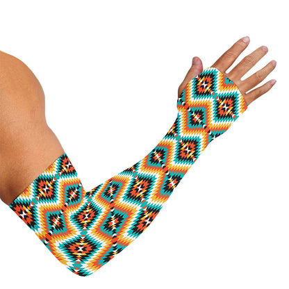 Ethnic Native American Pattern Print Sun Protection Arm Sleeves