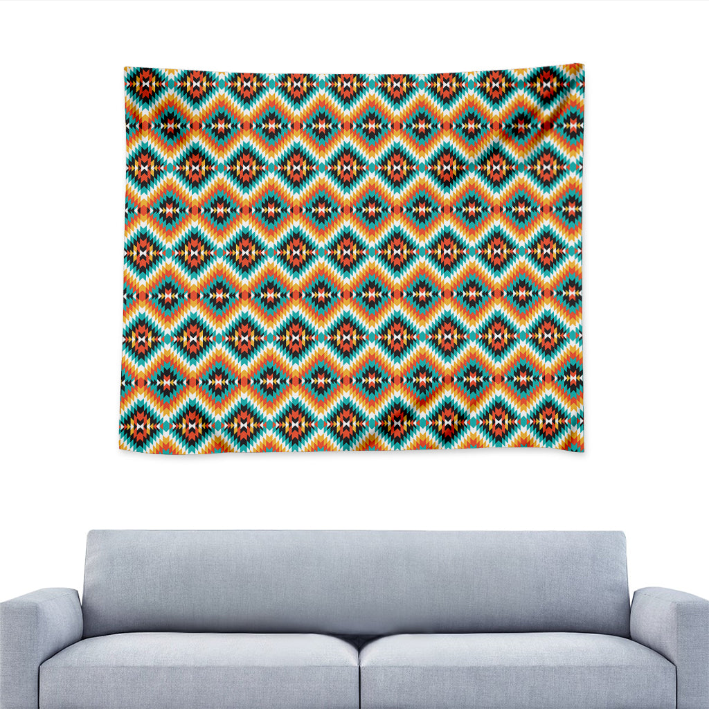 Ethnic Native American Pattern Print Tapestry